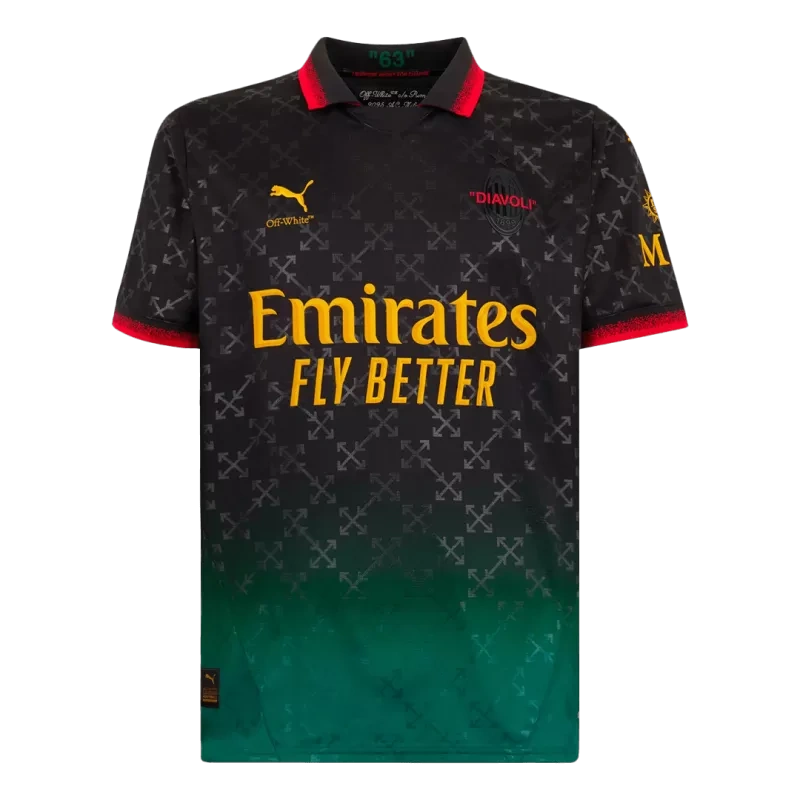 AC Milan Quarta Maglia 2024/25 – Gradiente Nero-Verde